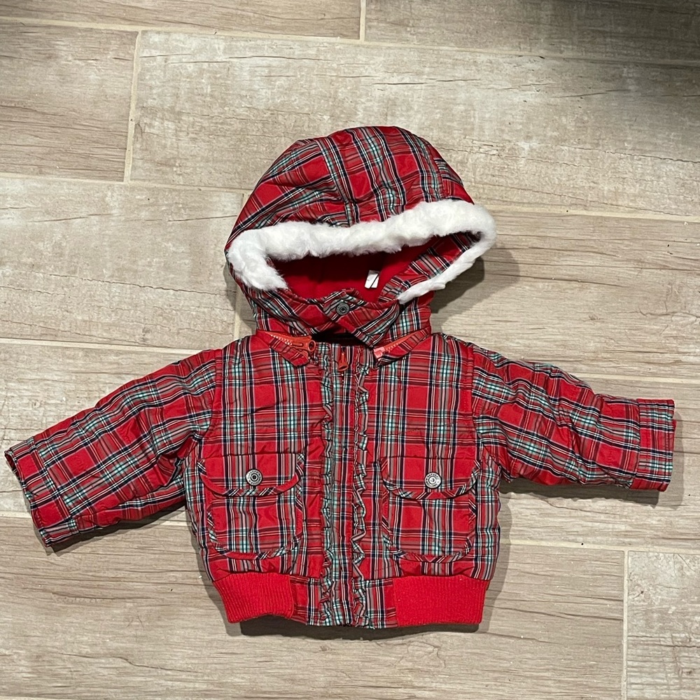 Baby GAP Girls Coat with Detachable Hood